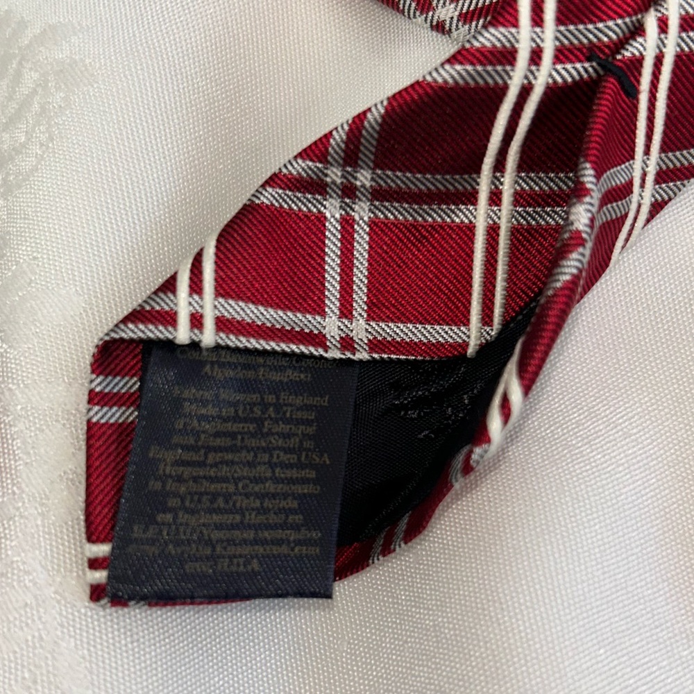 Red Brooks Brothers tie - Picture 6 of 7